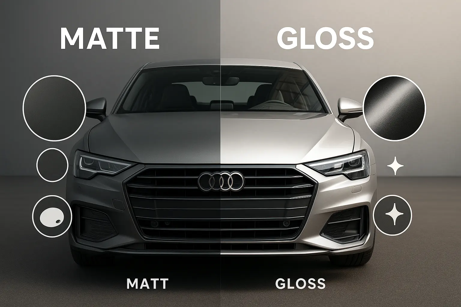 Матовый и глянцевый TPU PPF