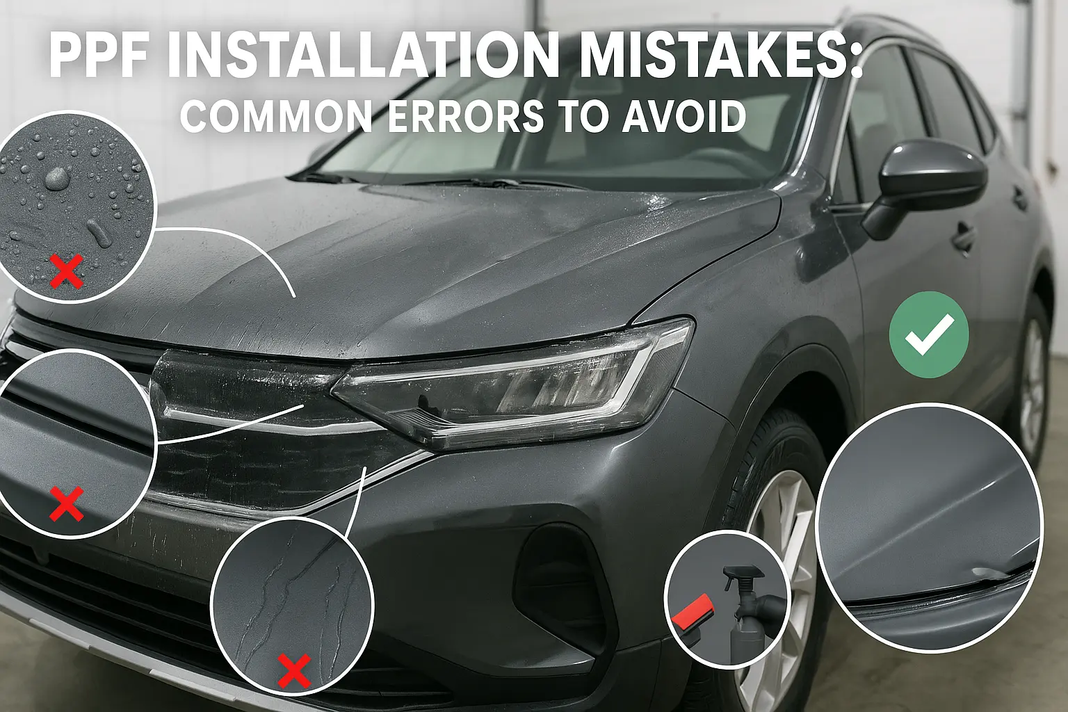 Ошибки установки PPF