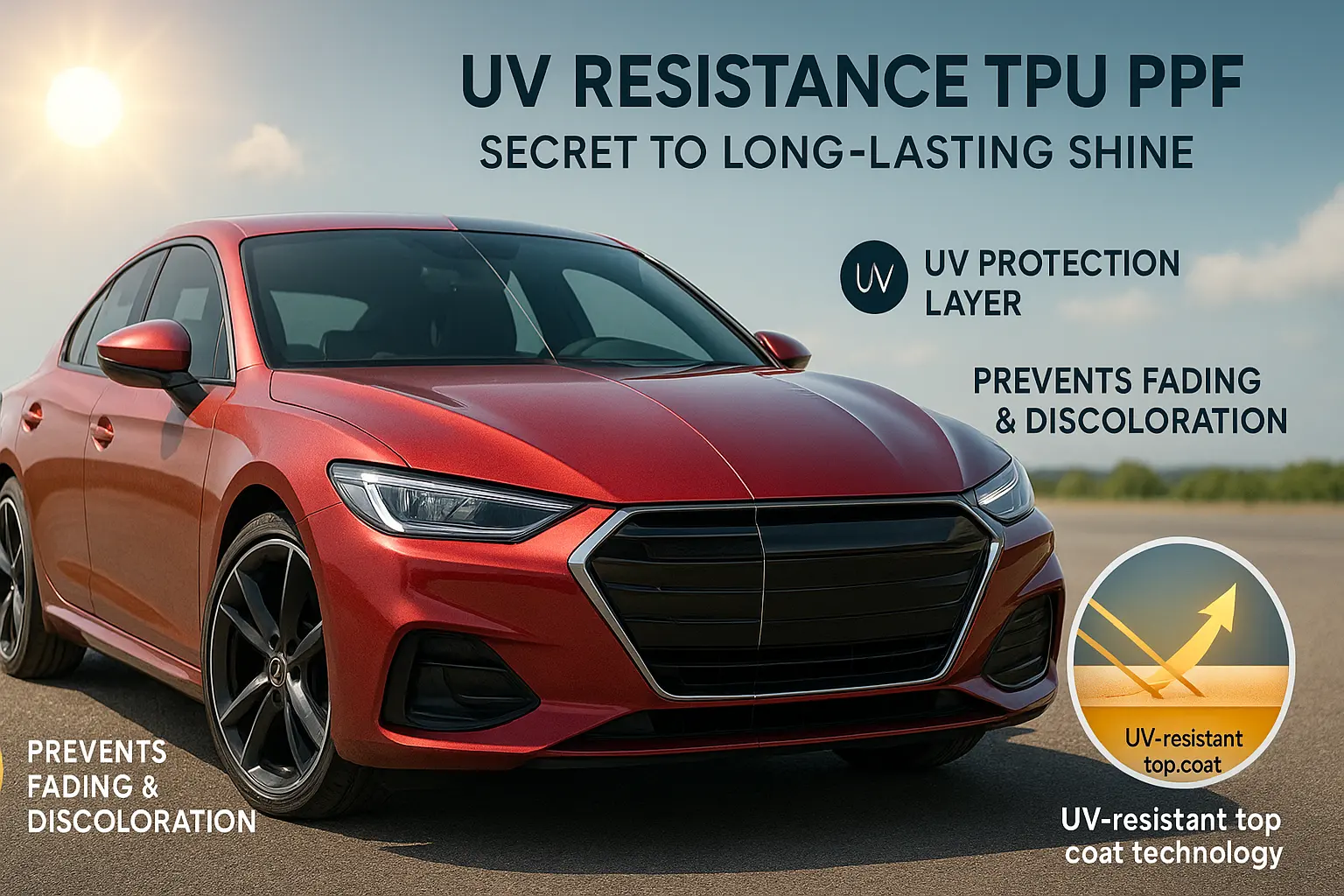 УФ-резистентность TPU PPF