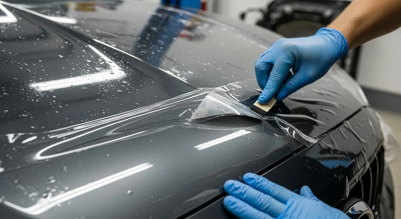 Пленка для защиты капота автомобиля