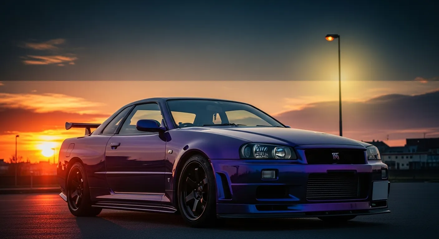 Лучшие условия освещения для автомобилей цвета Midnight Purple