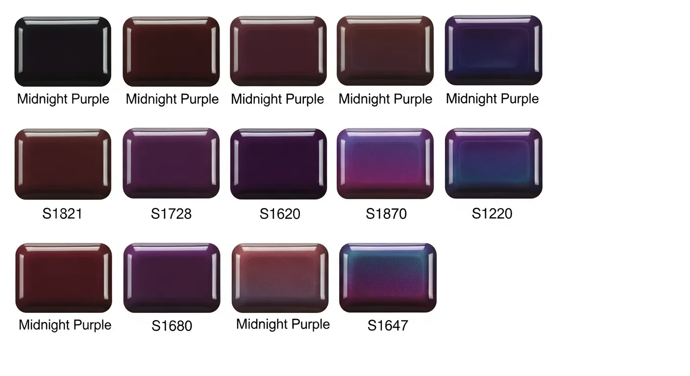 Коды краски Midnight Purple