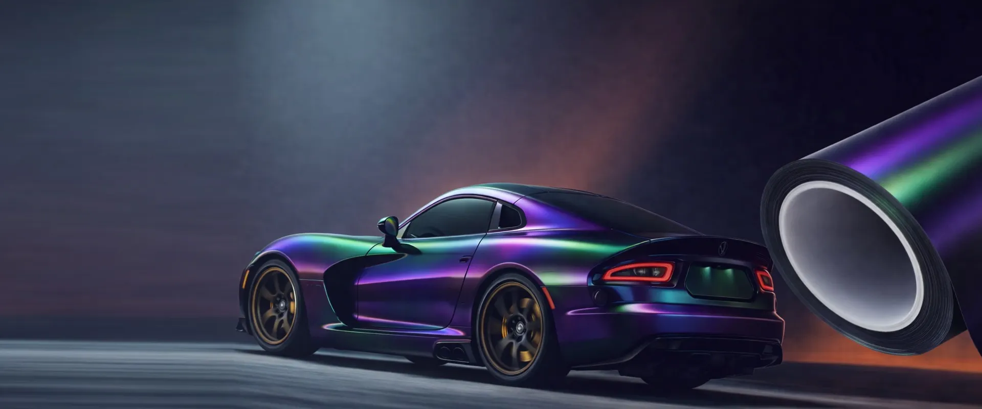 Пурпурно-зелёный радужный