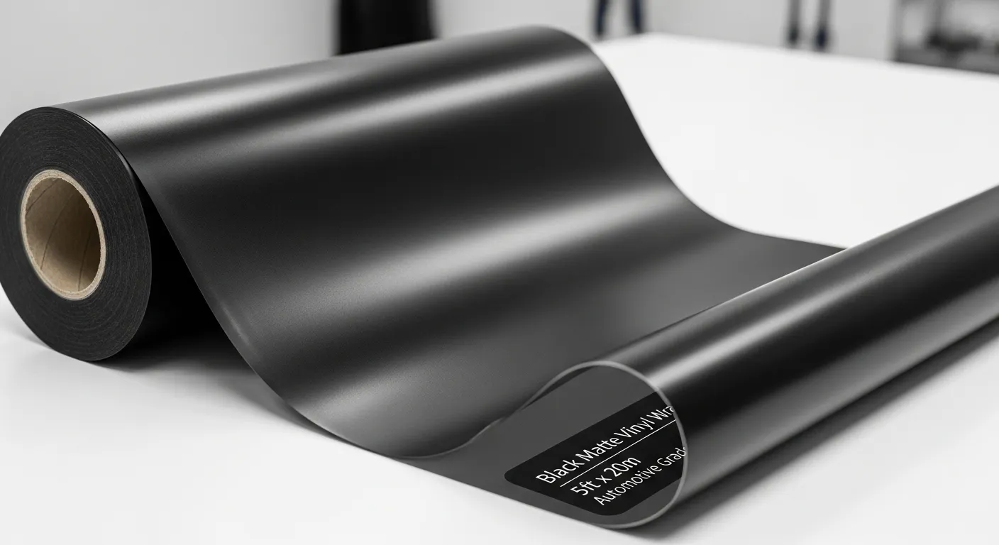 Что такое чёрная матовая виниловая плёнка