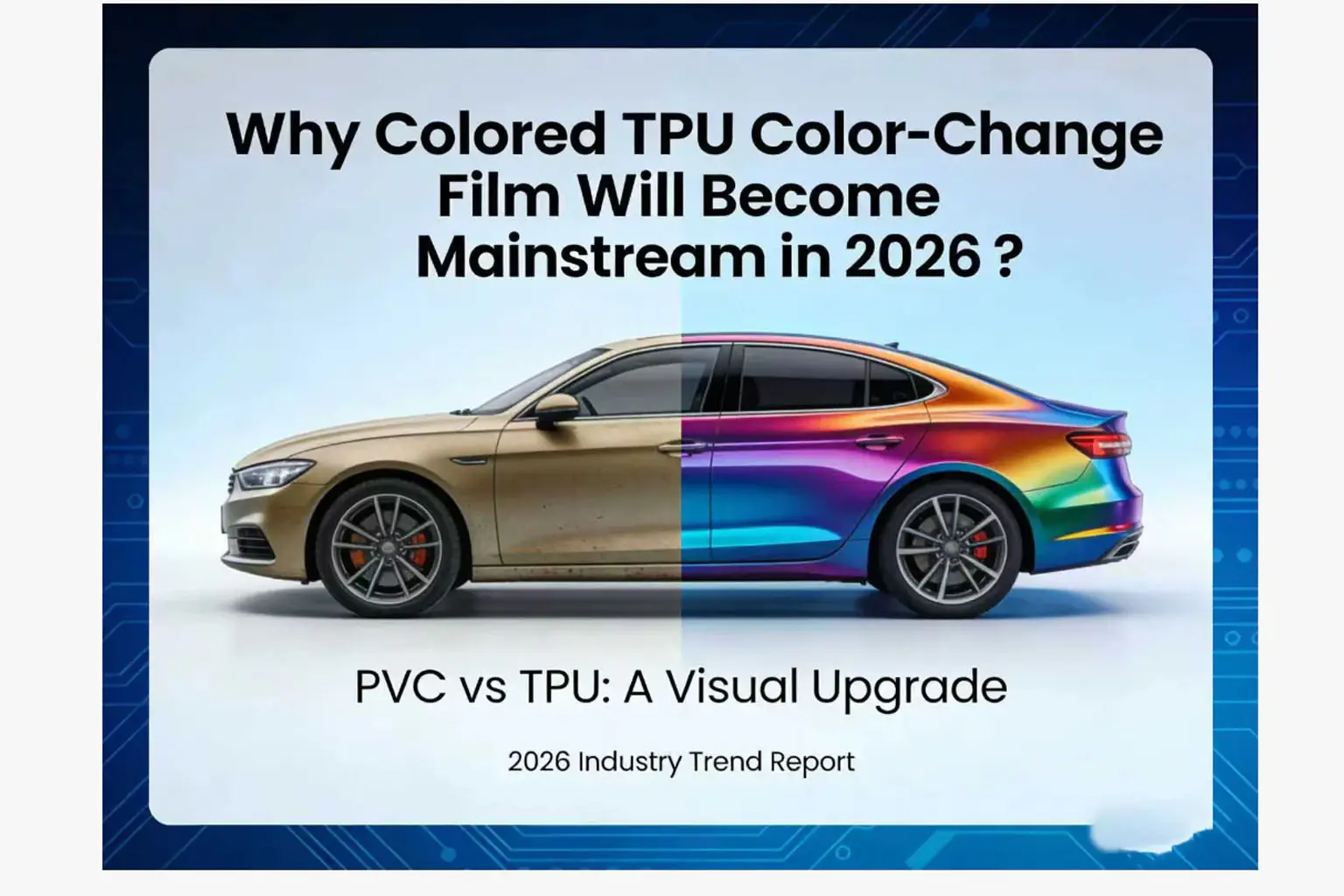 TPU Color PPF Global: Как цветная защитная плёнка формирует автомобильные рынки по всему миру